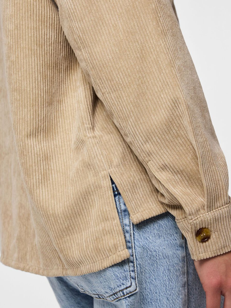 Carousel image - PCEFFI CORDUROY  SHIRT, White Pepper | 4