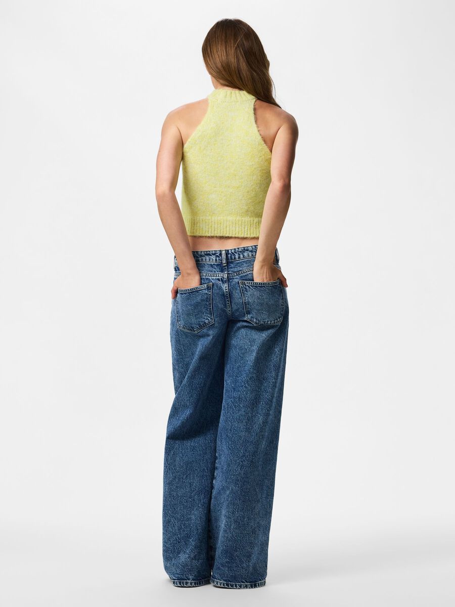 Product carousel image - PCSOFTCRUSH GEBREIDE TOP, Buttercup | 2