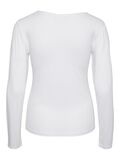 Pieces PCBARBERA LACE LONG SLEEVED TOP, Bright White, highres - 17141053_BrightWhite_002.jpg