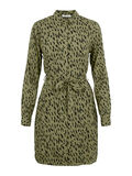 Pieces LONGLINE VISCOSE SHIRT, Deep Lichen Green, highres - 17102255_DeepLichenGreen_744146_001.jpg