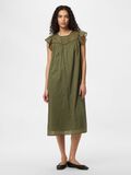 Product image thumbnail - PCASTRID MIDI DRESS, Burnt Olive | 1