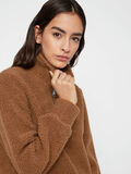 Pieces FUZZY HALF-ZIP SWEATSHIRT, Toasted Coconut, highres - 17098496_ToastedCoconut_006.jpg