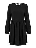 Pieces TIE BACK MINI DRESS, Black, highres - 17106822_Black_001.jpg