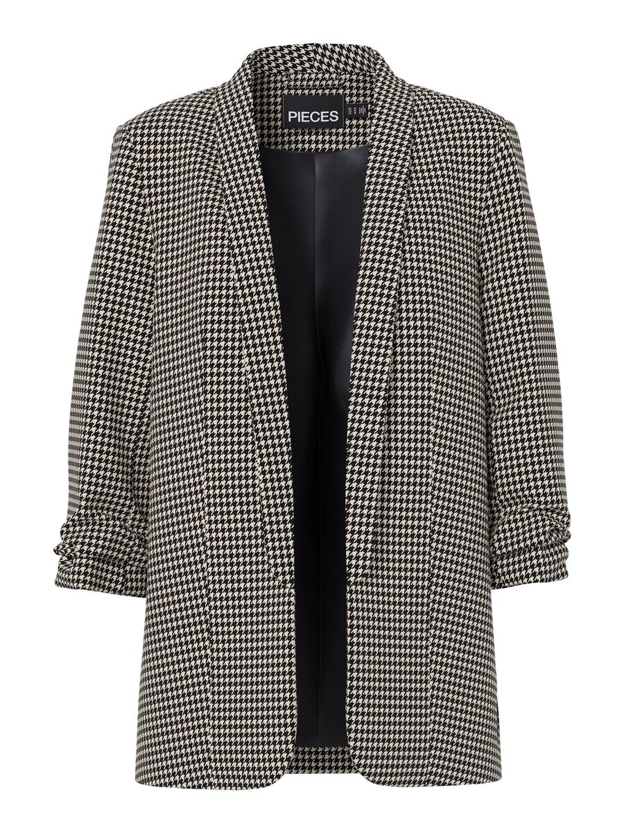 Product carousel image - PCBOSELLA 3/4-ARM PRINT BLAZER, White Pepper | 5