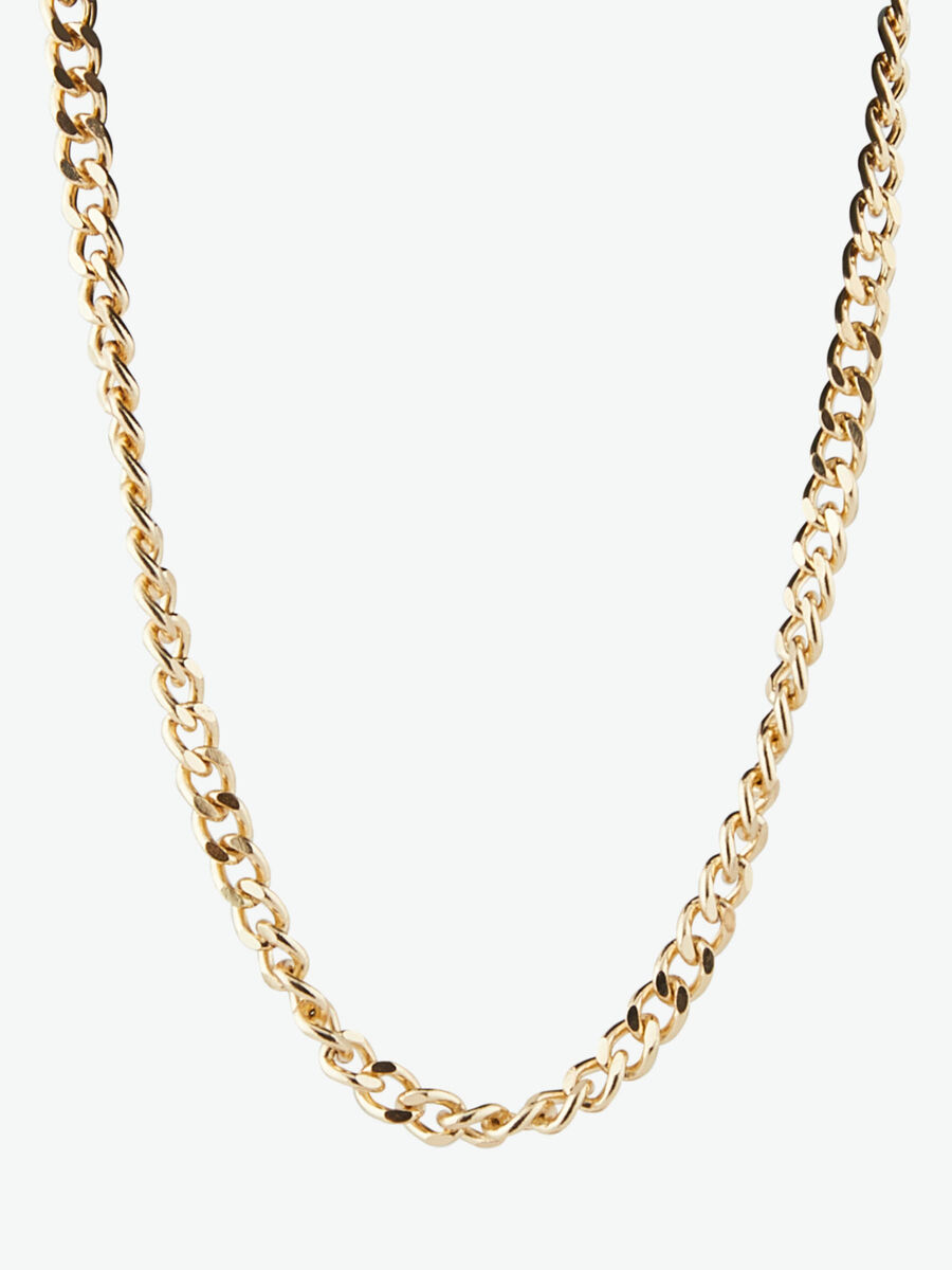Pieces GROBGLIEDRIGE HALSKETTE, Gold Colour, highres - 17110014_GoldColour_813290_001.jpg
