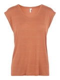 Pieces T-SHIRT, Copper Brown, highres - 17106872_CopperBrown_001.jpg