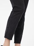 Pieces PCLUNA MW STRAIGHT FIT JEANS, Black, highres - 17111038_Black_006.jpg