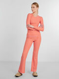 Pieces PCLAYA FLARED TROUSERS, Nectarine, highres - 17124139_Nectarine_983502_005.jpg