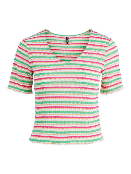 Pieces PCSADIE T-SHIRT, Peach Cobbler, highres - 17126078_PeachCobbler_945874_001.jpg