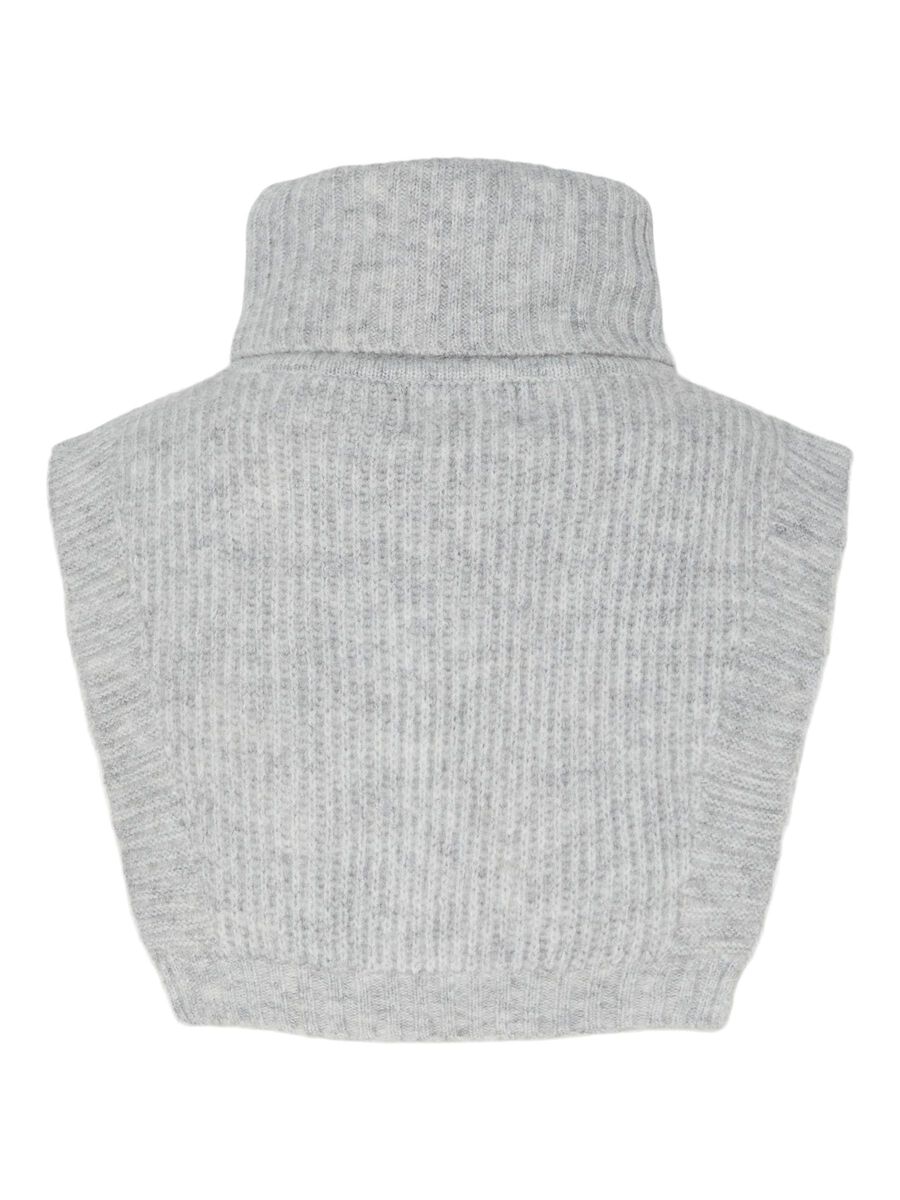 Pieces PCNATRINE STRIKKET HALSEDISSE, Light Grey Melange, highres - 17128409_LightGreyMelange_002.jpg