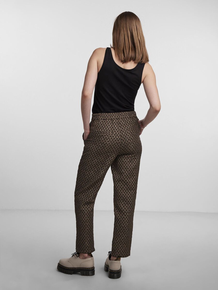 Pieces PCNIBE TROUSERS, Black Olive, highres - 17138812_BlackOlive_004.jpg