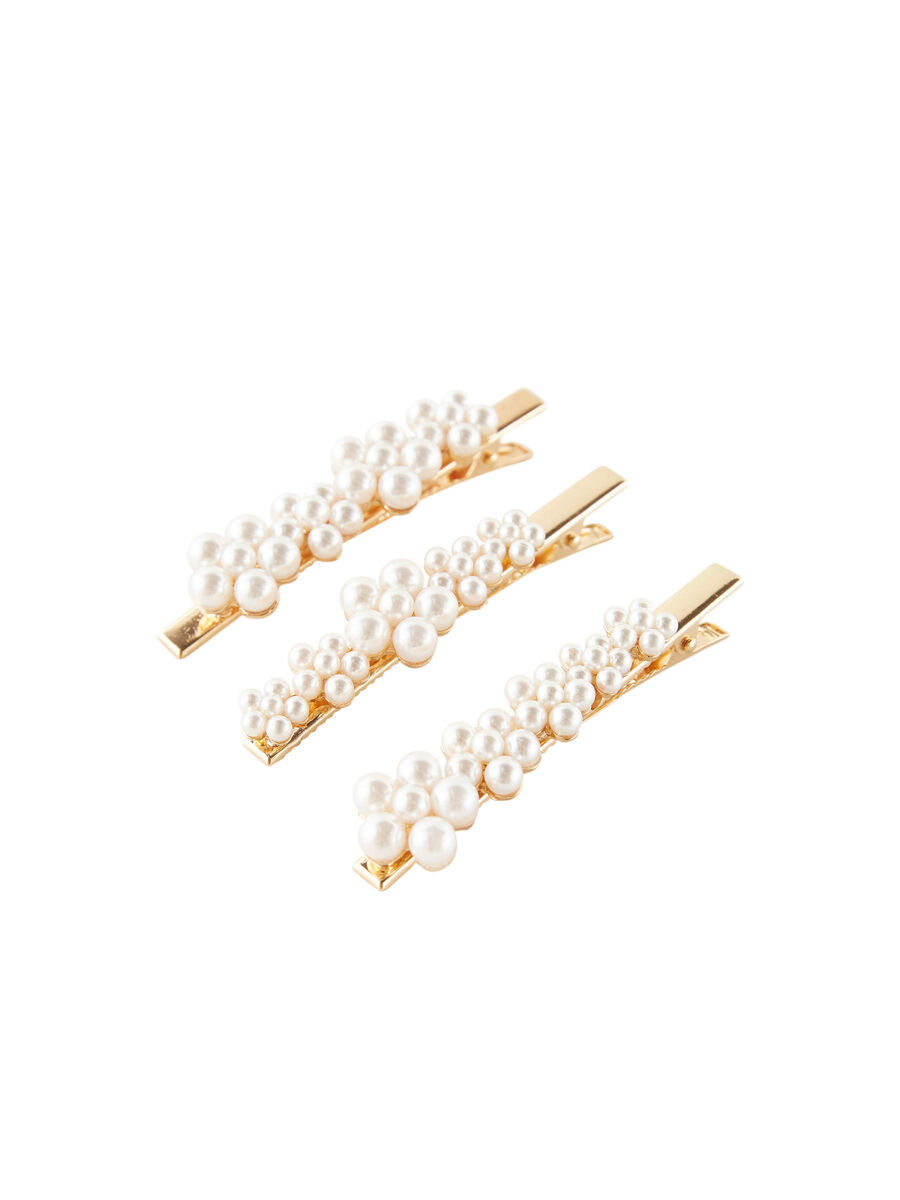 Pieces 3-PACK HAIRPINS, Gold Colour, highres - 17102576_GoldColour_745496_001.jpg