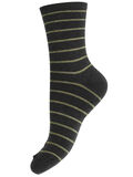 Pieces STRIPED SOCKS, Black, highres - 17085925_Black_001.jpg