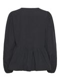 Pieces PCGOLLY BOW LONG SLEEVED TOP, Black, highres - 17154379_Black_1150496_002.jpg