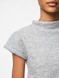 Pieces PCFAMILLA MOCK KNITTED TOP, Medium Grey Melange, highres - 17161140_MediumGreyMelange_006.jpg