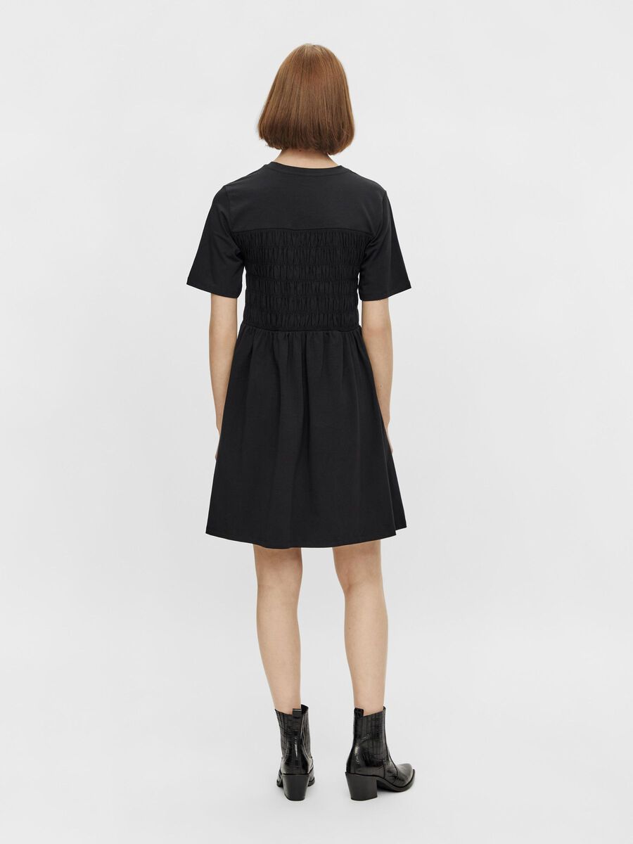 Pieces PCCHRISSY SMOCK DRESS, Black, highres - 17118861_Black_004.jpg