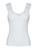 Pieces PCBARBERA SPITZE OBERTEIL, Bright White, highres - 17106017_BrightWhite_001.jpg