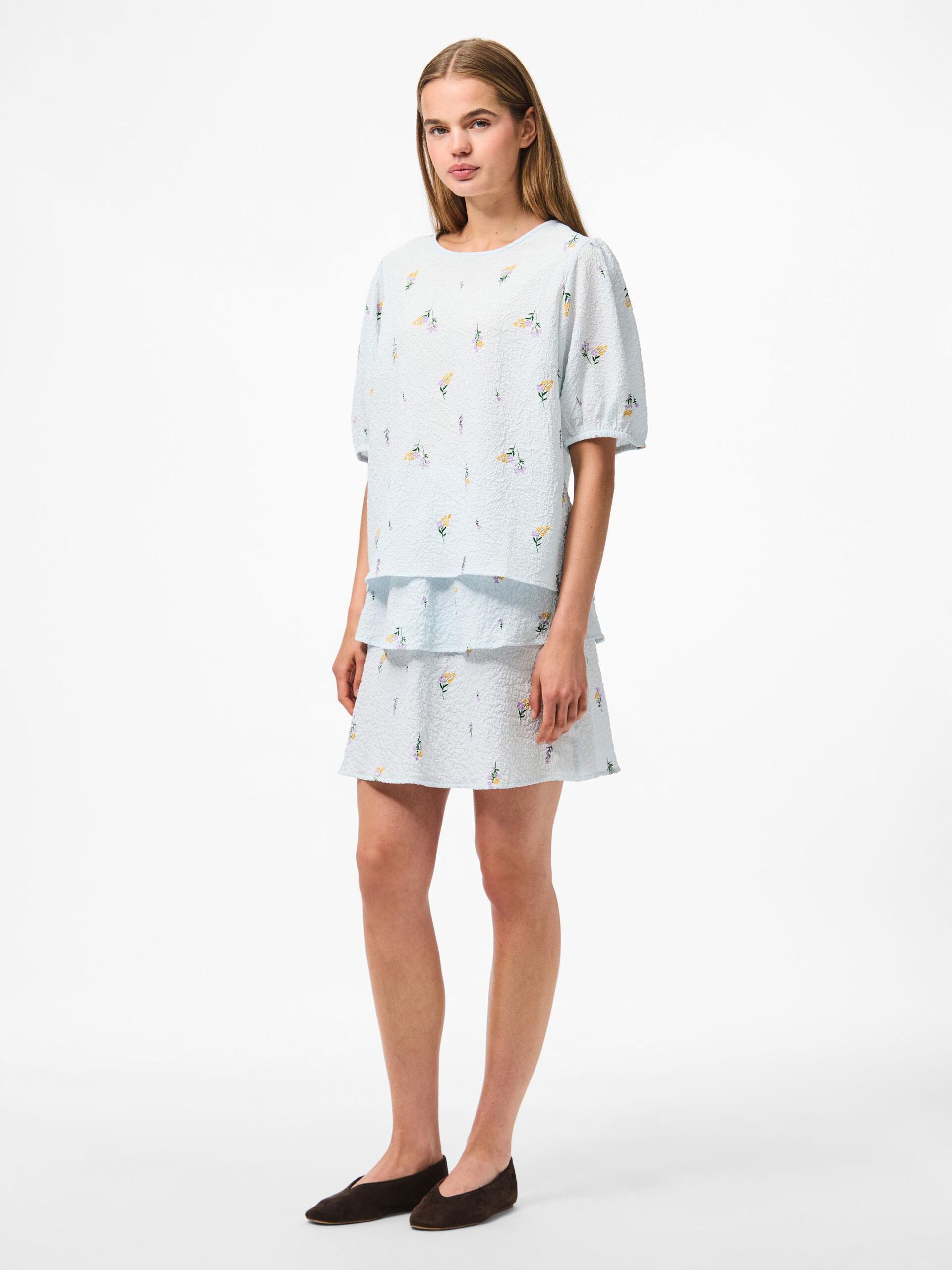 Carousel image - PCJEO MINI SKIRT, Cashmere Blue | 5