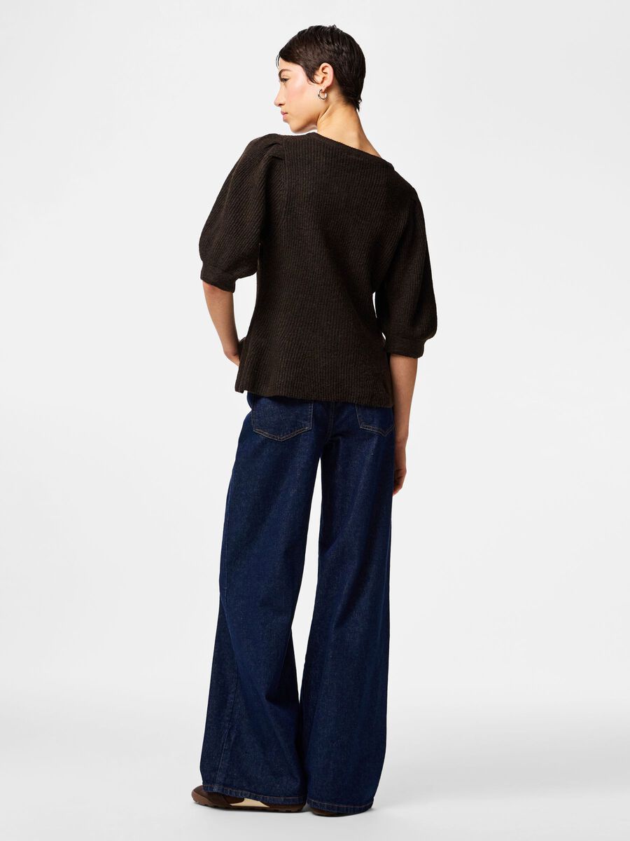 Product carousel image - PCSILLY PUFF KNITTED CARDIGAN, Delicioso | 2