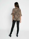 Pieces LEOPARD PRINTED FRILL BLOUSE, Black, highres - 17094251_Black_665029_004.jpg