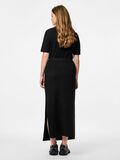 Product image thumbnail - PCTULLE GEBREIDE ROK, Black | 2