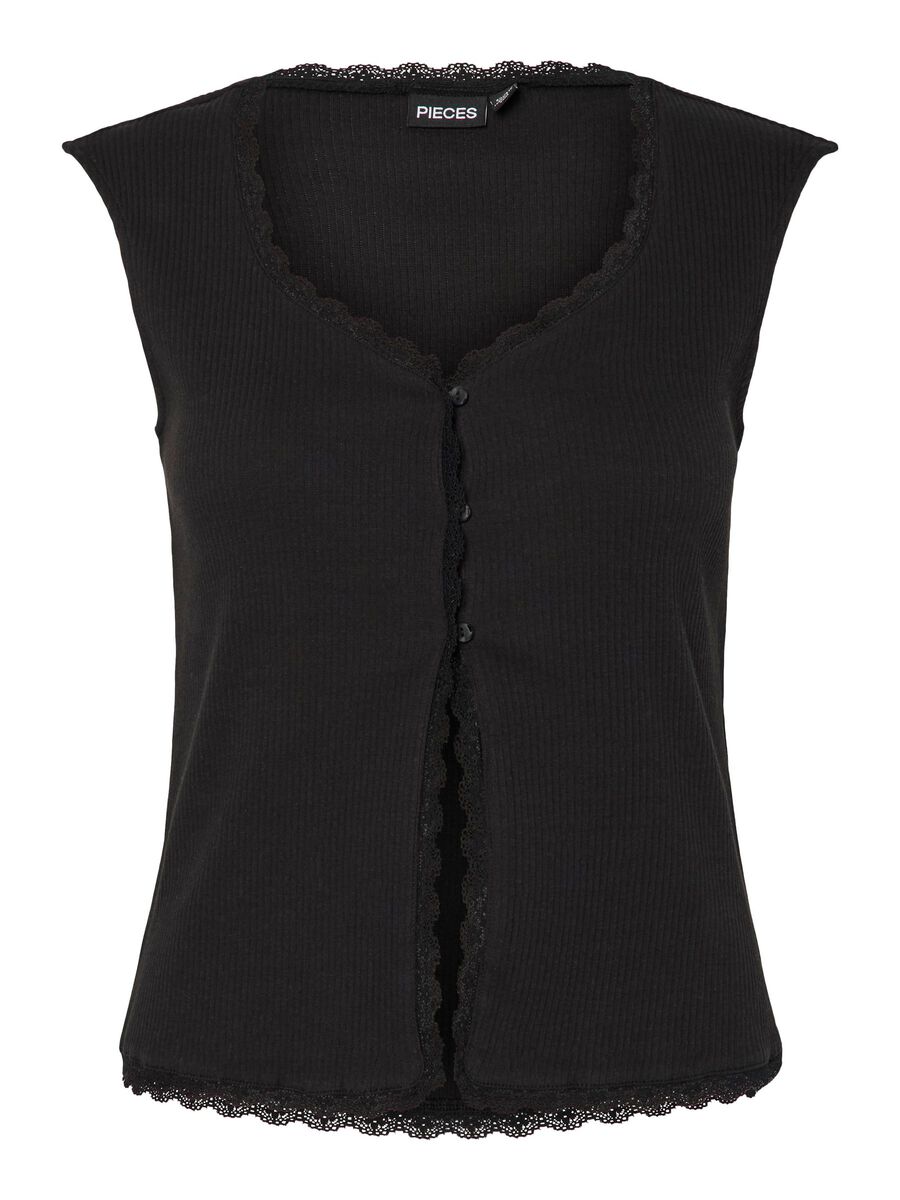 Pieces PCTIRADE RIB TOP, Black, highres - 17157483_Black_001.jpg