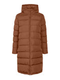 Pieces LONG PADDED JACKET, Mocha Bisque, highres - 17105583_MochaBisque_001.jpg