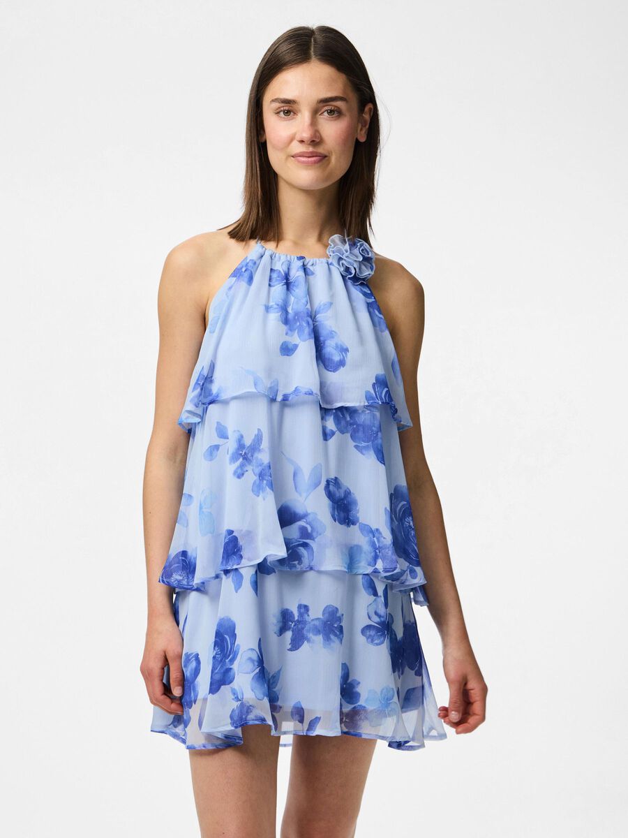 Pieces PCCLARA KORT KJOLE, Cashmere Blue, highres - 17158617_CashmereBlue_1222971_003.jpg