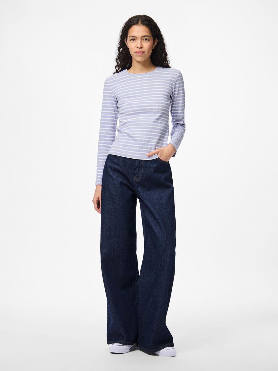 Pieces PCRUKA LONG SLEEVED TOP, Baby Lavender, highres - 17133838_BabyLavender_1153059_005.jpg