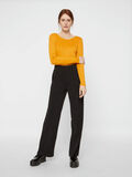 Pieces WIDE-LEG KNITTED TROUSERS, Black, highres - 17100633_Black_005.jpg