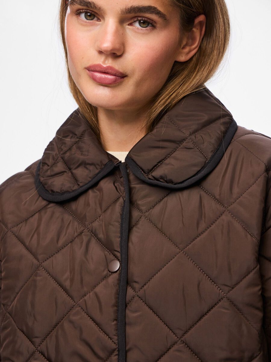 Product carousel image - PCEMILY GESTEPPTE KURZJACKE, Hot Fudge | 2