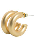 Pieces ROUND EARRINGS, Gold Colour, highres - 17084510_GoldColour_001.jpg