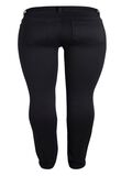 Pieces MID WAIST SKINNY FIT JEANS, Black, highres - 17079794_Black_002.jpg