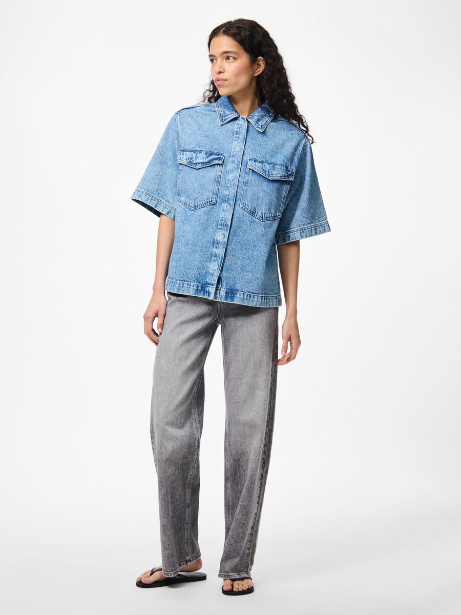Pieces PCJULIET JEANSHEMD, Medium Blue Denim, highres - 17159786_MediumBlueDenim_1209291_005.jpg