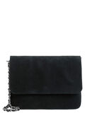 Pieces SUEDE CHAIN CROSSBODY BAG, Black, highres - 17079869_Black_550702_001.jpg