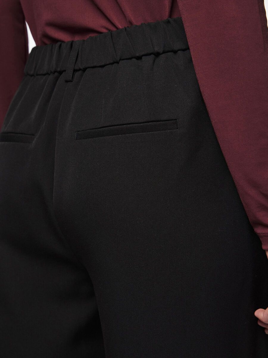 Carousel image - PCKAMIL WIDE LEG BROEK, Black | 6