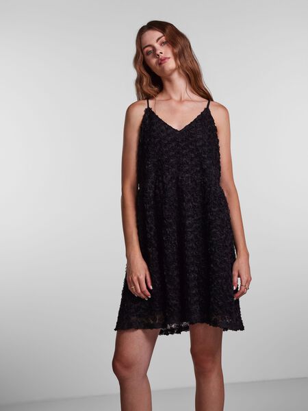 Pieces PCROSE MINI DRESS, Black, highres - 17136486_Black_003.jpg