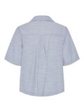 Pieces PCAPIA 2/4 LINEN-BLEND SHIRT, Coronet Blue, highres - 17155305_CoronetBlue_1161536_002.jpg
