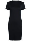 Pieces SHORT SLEEVED DRESS, Black, highres - 17087198_Black_001.jpg