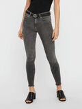 Pieces MID WAIST CROPPED JEAN, Light Grey Denim, highres - 17087092_LightGreyDenim_003.jpg