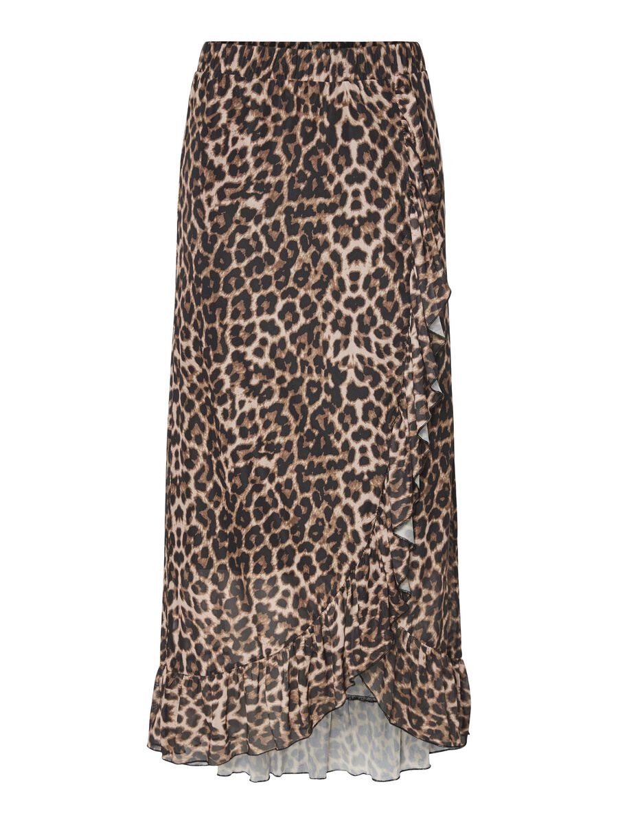 Pieces PCNOLIA LEOPARD MESH MIDI SKIRT, Birch, highres - 17156692_Birch_1172089_001.jpg