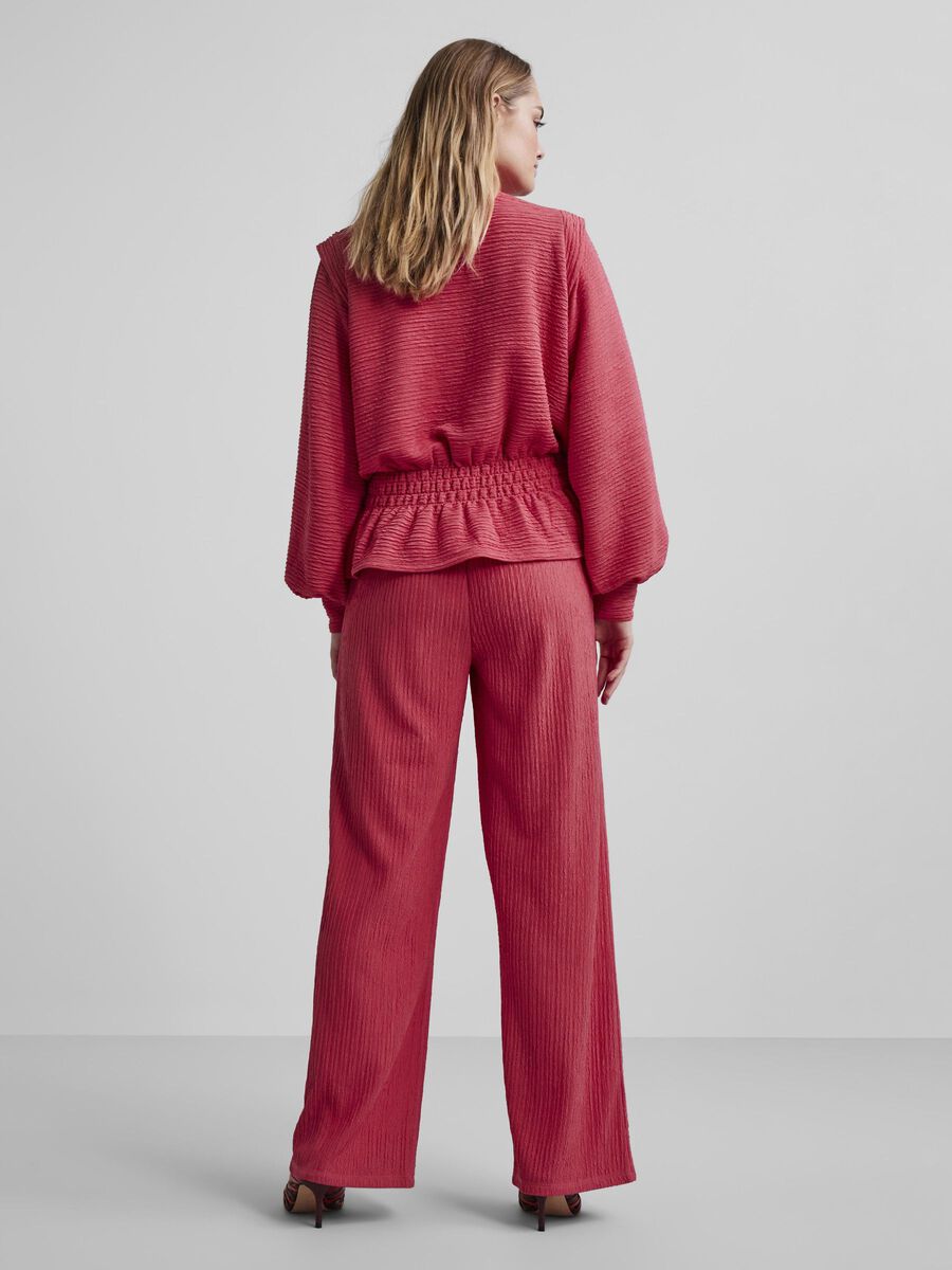 Pieces ELASTISCHE BAND BLOUSE, Fruit Dove, highres - 17109382_FruitDove_004.jpg