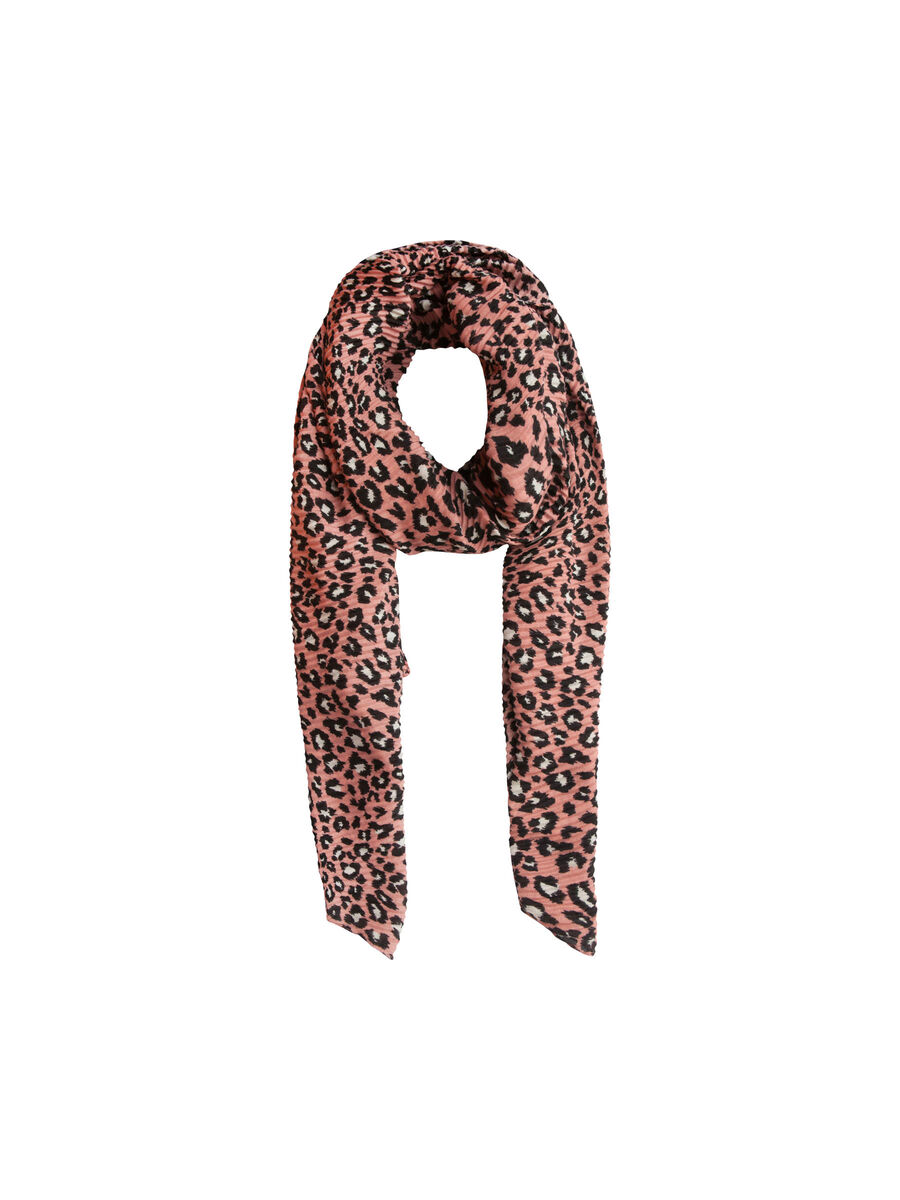 Pieces IMPRIMÉ LÉOPARD FOULARD LONG, Ash Rose, highres - 17094360_AshRose_001.jpg