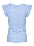 Pieces PCKELMA CAP SLEEVE TOP, Blue Bell, highres - 17150177_BlueBell_002.jpg