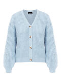 Pieces PCKASSANDRA KNITTED CARDIGAN, Chambray Blue, highres - 17119523_ChambrayBlue_001.jpg
