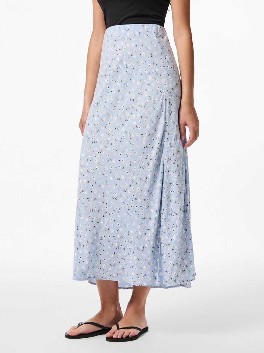 Pieces PCNYA MIDI SKIRT, Cashmere Blue, highres - 17147811_CashmereBlue_1091556_003.jpg