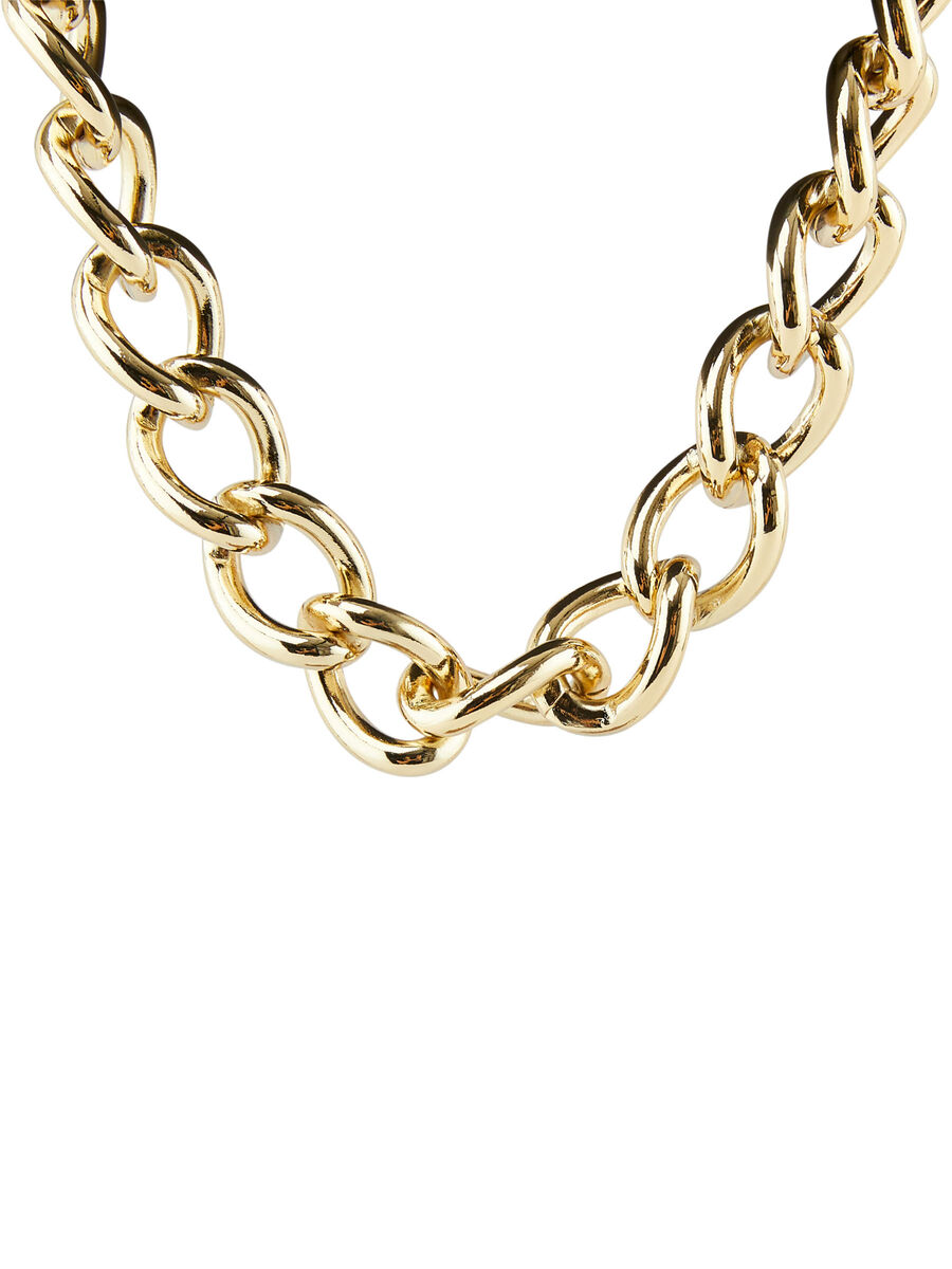 Pieces SCHWERE HALSKETTE, Gold Colour, highres - 17112810_GoldColour_001.jpg