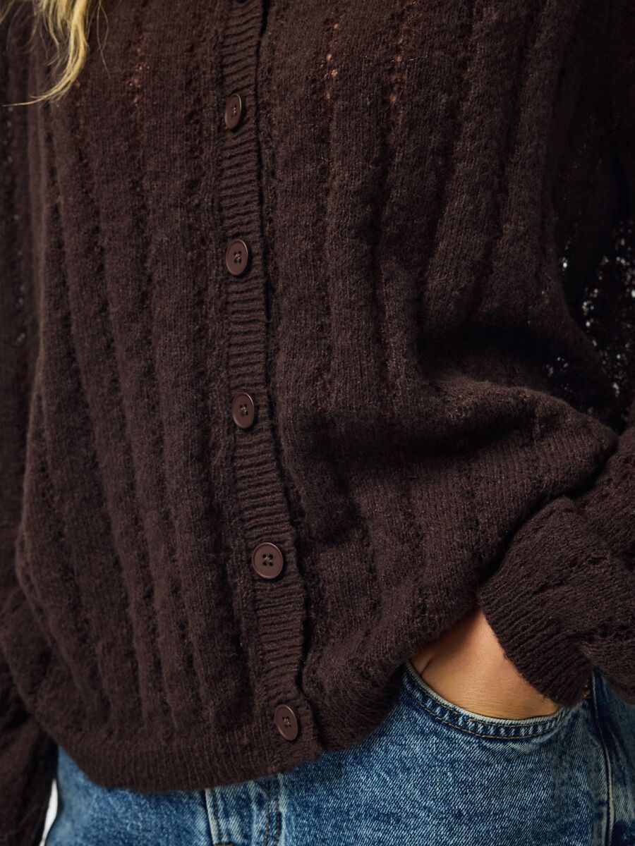 Carousel image 4 PCADA STRICKJACKE, Ganache