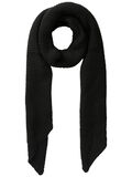 Pieces WOOL SCARF, Black, highres - 17090600_Black_001.jpg