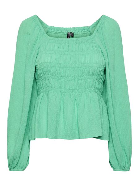 Pieces PCNORIA SMOCK TOP, Irish Green, highres - 17138787_IrishGreen_001.jpg